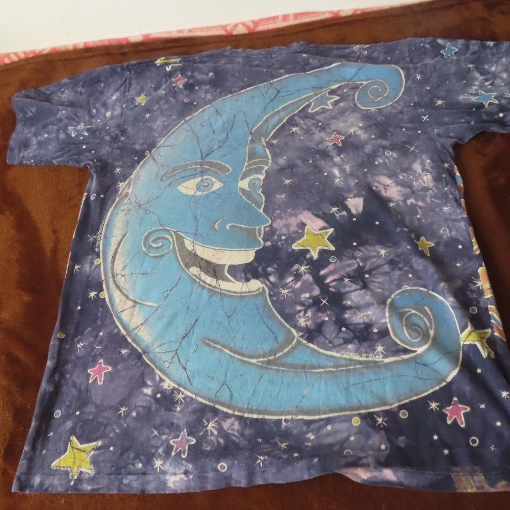 Vintage Sun & Moon Single Stitch Michael McGloin The Mountain no size tag - Picture 4 of 5